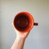 Minty Monarch Hand Painted Ceramic Mug - Image 2