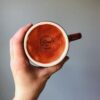Minty Monarch Hand Painted Ceramic Mug - Image 3